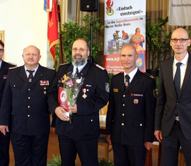 Jörg Fischer erhielt das Brandenburger Ehrenkreuz in der Stufe Gold