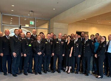 Foto mit der Außenministerin