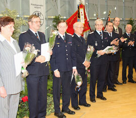 Feuerwehrangehörige aus dem Amt Peitz (TD 40)
