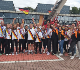 Begrüßung bei der Feuerwache