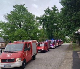 Festumzug anlässlich 90 Jahre FFW Preschen (Amt Döbern Land)