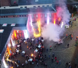 Der Löscheinsatz der Jugendfeuerwehr