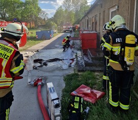 Einsatzübung der Amtsfeuerwehr Peitz
