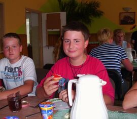 Beim Abendbrot