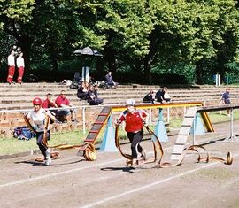 100m Hindernisbahn der Frauen