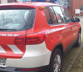 Der beklebte Wagen
