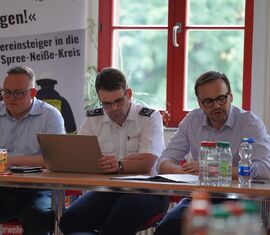 Innenminister Dr. Jan Redmann im fachlichen Austausch