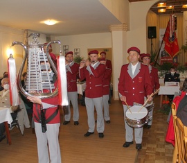 Der Spielmannszug Horno eröffnet traditionell die Veranstaltung.