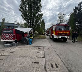 Wipfel-BRAND 2025, Samstag, Registrierung der Brandschutzeinheiten am Meldekopf, hier am Meldekopf Nord