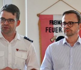 Innenminister Dr. Jan Redmann im fachlichen Austausch