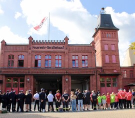 Appell zu 145 Jahre Feuerwehr Forst (Lausitz) OW Stadt