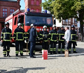 Antreten zur Ehrung.