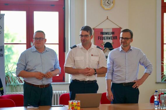 Innenminister Dr. Jan Redmann im fachlichen Austausch