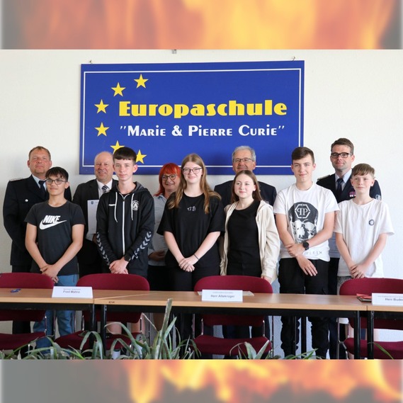 Wahlpflichtfach Feuerwehr an der Gubener Europaschule „Marie & Pierre Curie“
