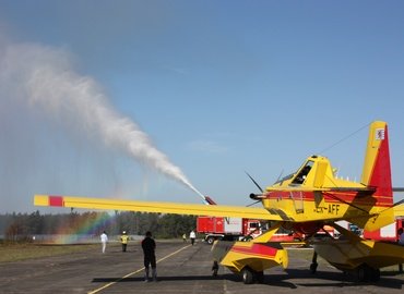 Triebwerke zum Löschen sind wir in der Lausitz gewöhnt :)